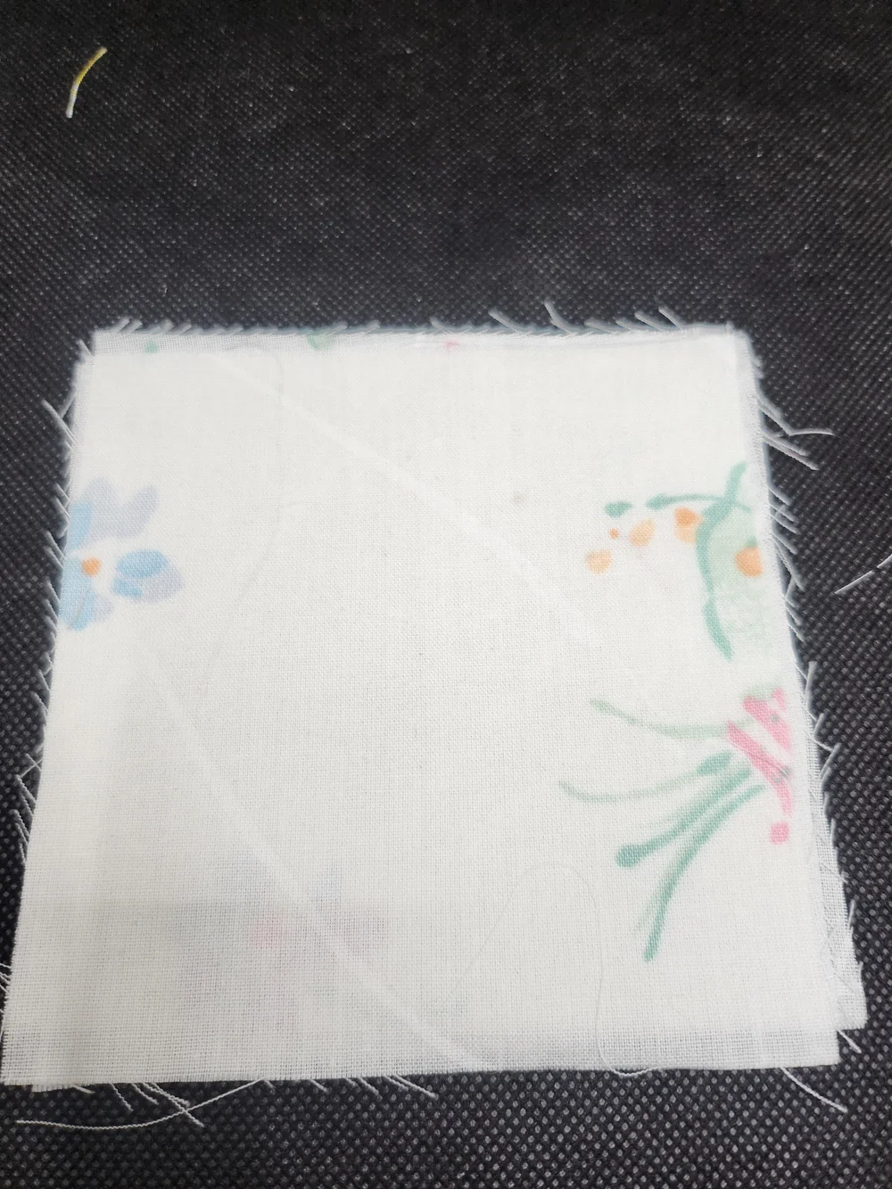 3 4.50 inch precut cotton fabric squares; great for quilting and crafting